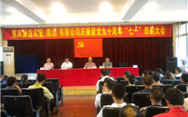 yl6776永利集团集团庆祝建党九十周年“七一”表彰大会